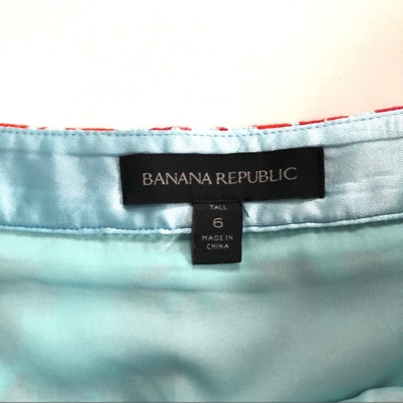 Banana Republic Red Candy Floral Skater Mini Skirt - Picture 8 of 11